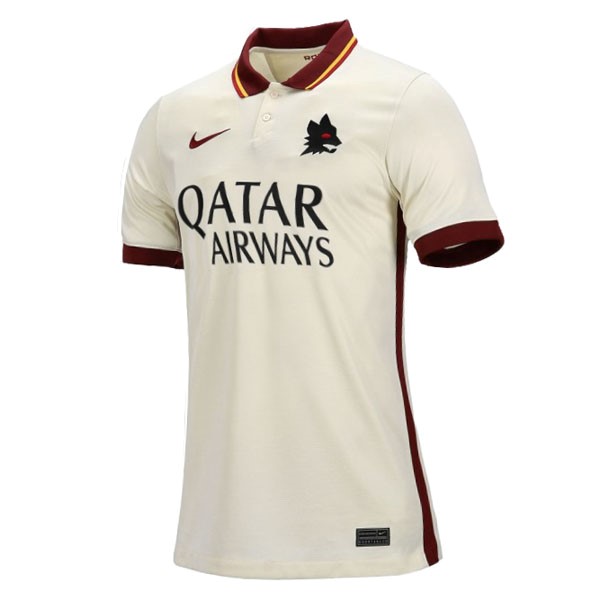 Camiseta As Roma Segunda Equipación Mujer 2020-2021 Blanco